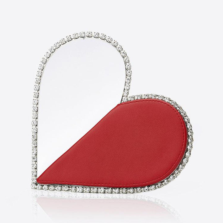 Love rhinestone evening bag handbag - MRSLM