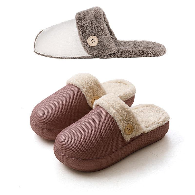 Home Household Couple Non-slip Cotton Slippers - MRSLM