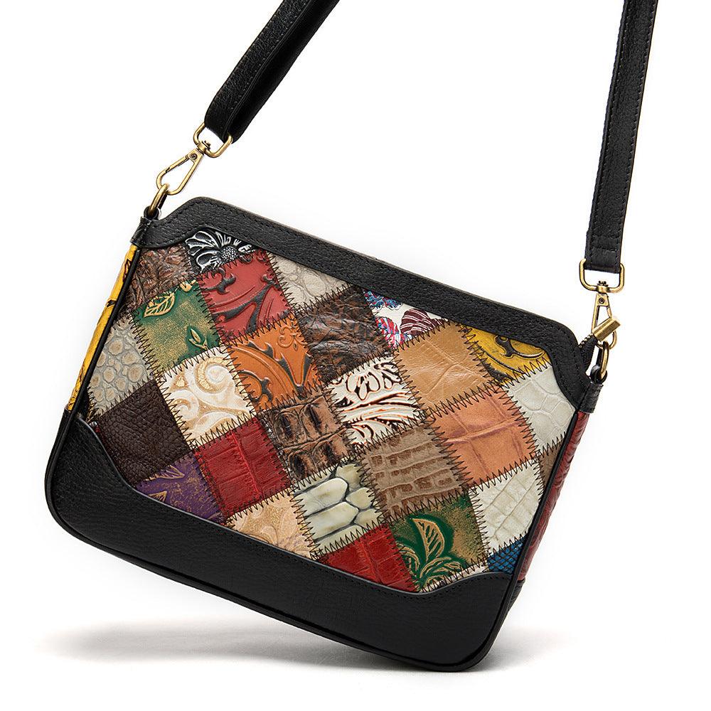 One Shoulder Bag Made Of Cow Hide And Colored Lady's Satchel - MRSLM