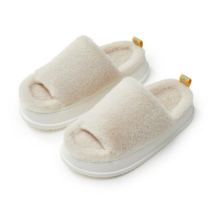 Thick-soled Cotton Slippers Increase The Outer Wear Net Red - MRSLM