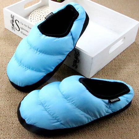 Couple Bag Heel Soft-soled Down Cotton Shoes - MRSLM