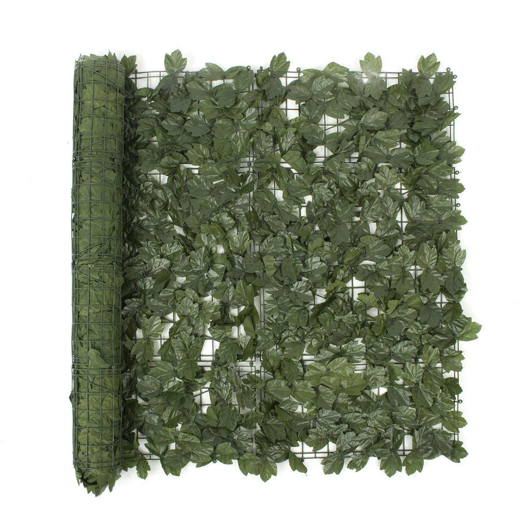 1*3m Artificial Ivy Leaf Fence Green Garden Yard Privacy Screen Hedge Plants Decorations - MRSLM