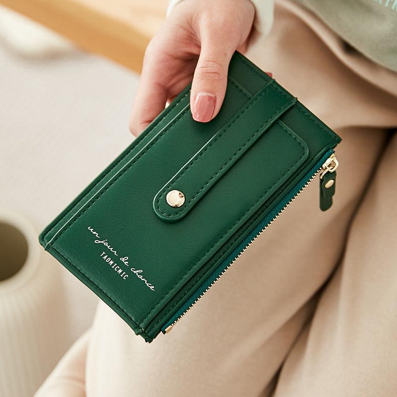 Anti-Demagnetization Double Zipper Ultra-Thin Wallet - MRSLM