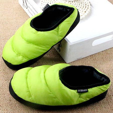 Couple Bag Heel Soft-soled Down Cotton Shoes - MRSLM