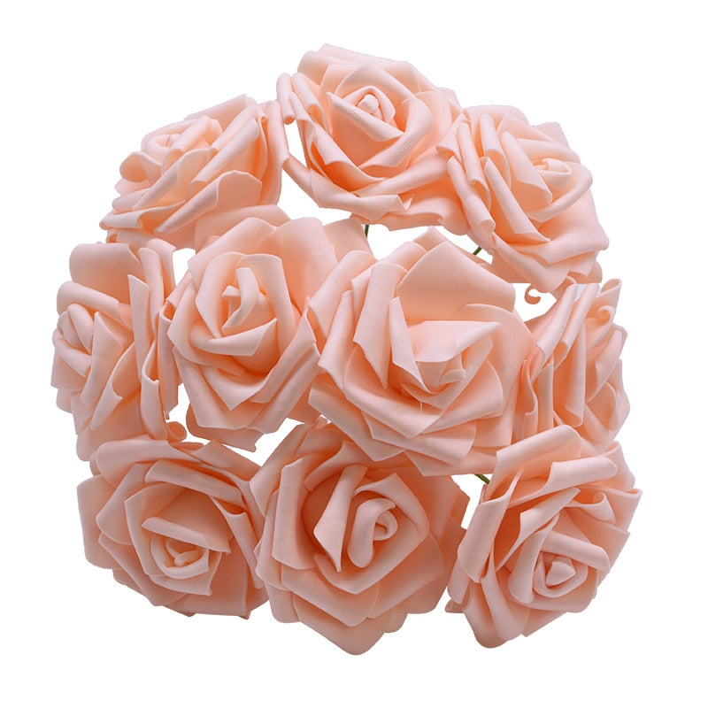 Set of 25 Artificial Foam Roses