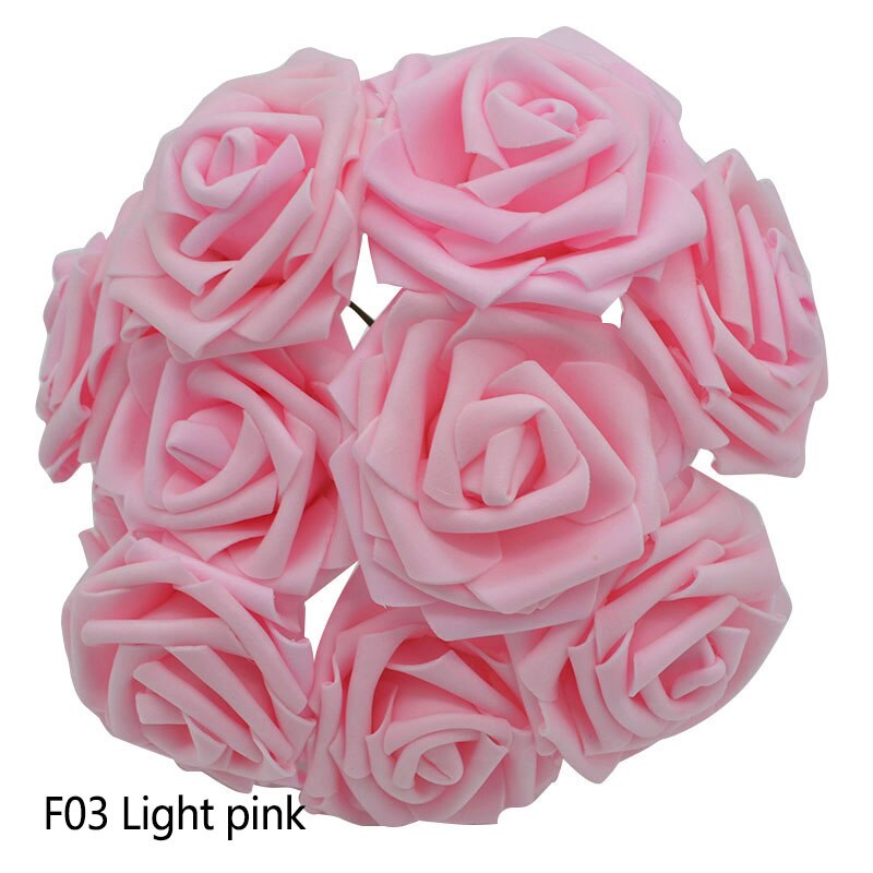 Set of 25 Artificial Foam Roses