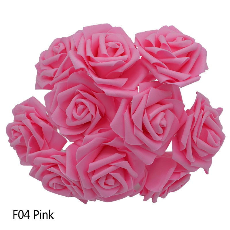 Set of 25 Artificial Foam Roses