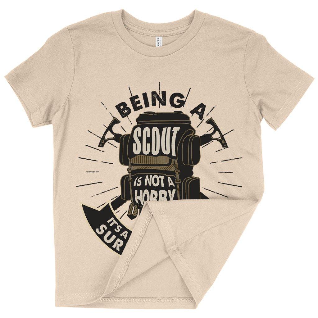 Kids' Being a Scout Is Not a Hobby T-Shirt - Boy Scout T-Shirts - Scouting T-Shirt - MRSLM