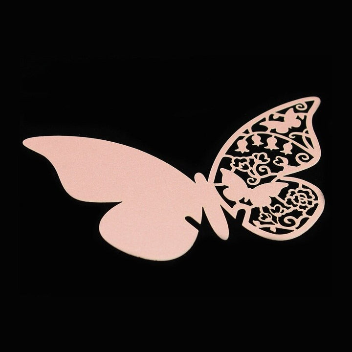 Set of 50 Wedding Butterfly Style Cards