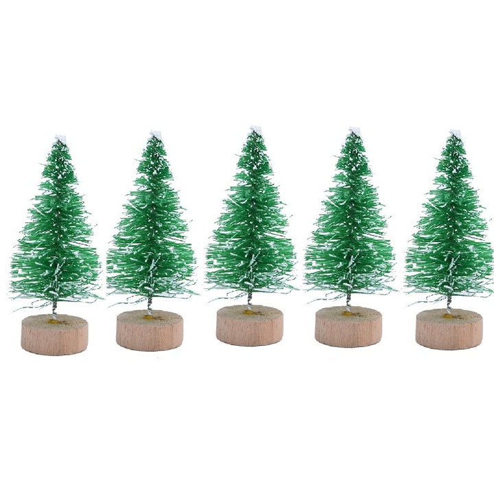 Colorful Desktop Christmas Trees 5 Pcs Set