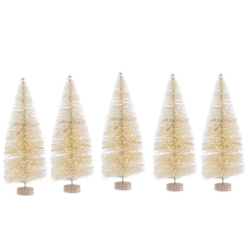 Colorful Desktop Christmas Trees 5 Pcs Set