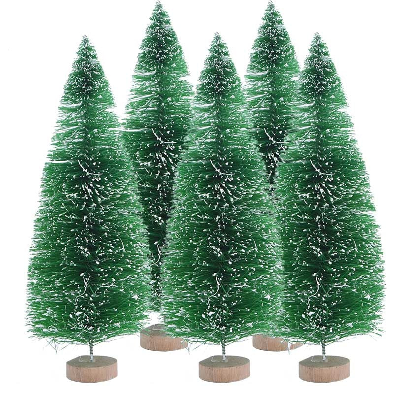 Colorful Desktop Christmas Trees 5 Pcs Set