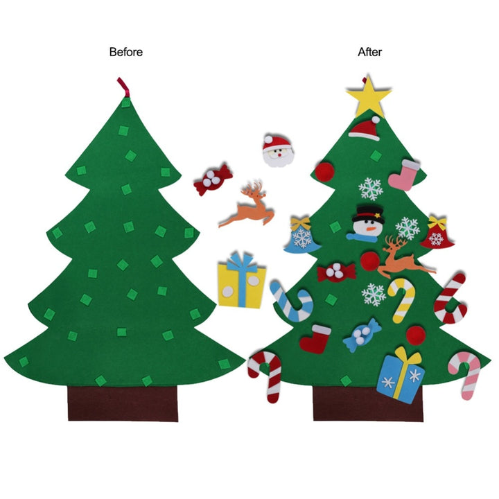 DIY Wall Hanging Felt Christmas Tree Making Kit