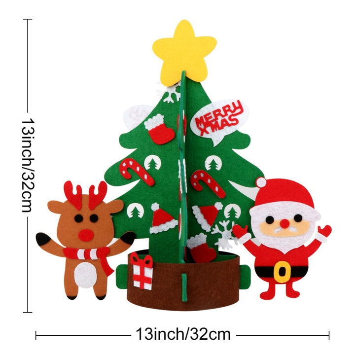 DIY Wall Hanging Felt Christmas Tree Making Kit