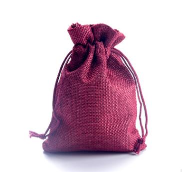 Set of 50 Natural Linen Gift Bags