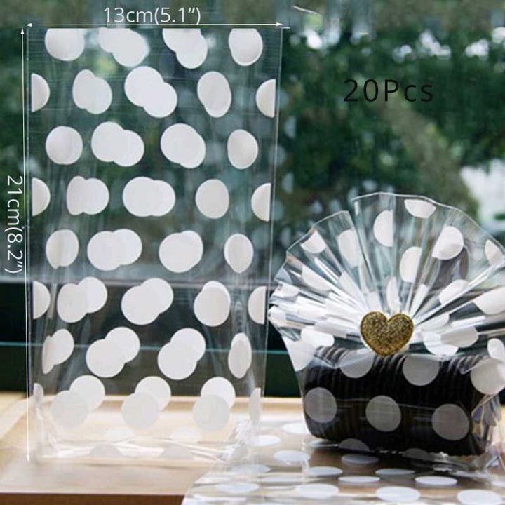 Golden Pattern Wrapping Paper 20 Pcs Set