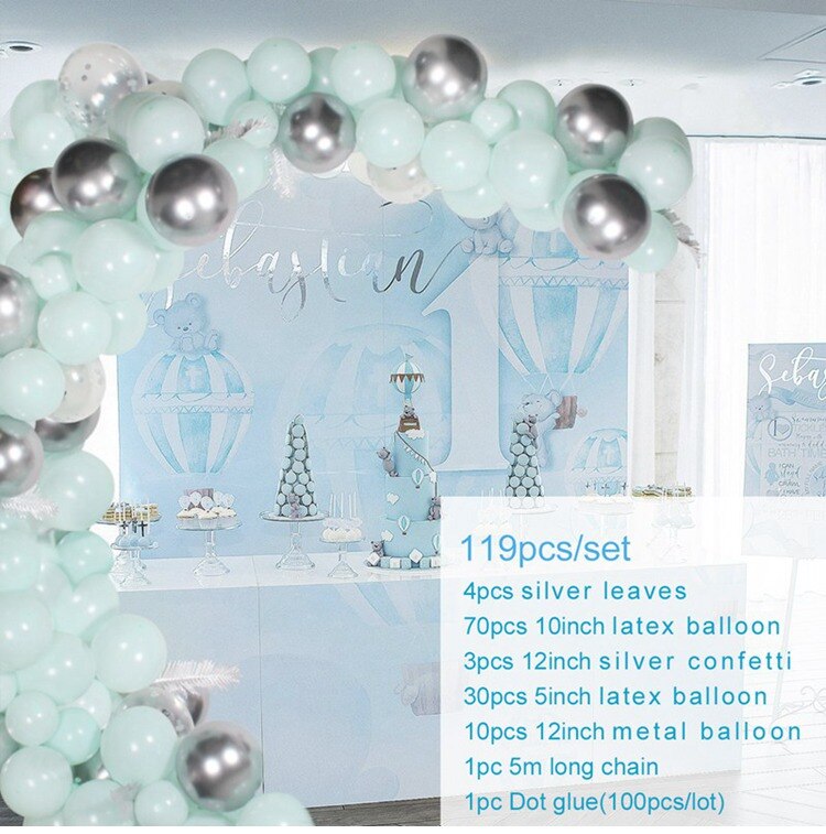 Stylish Balloon Garland for Wedding Party 169 pcs Set