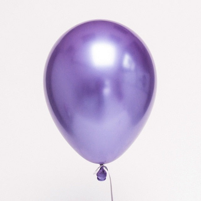 Metallic Latex Ballon Set 10 Pcs