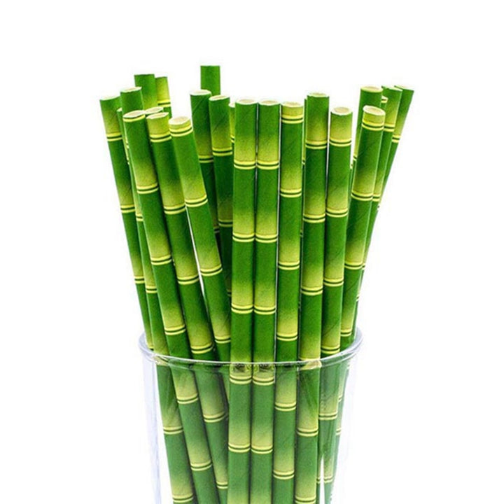 Bamboo Designed Paper Straws