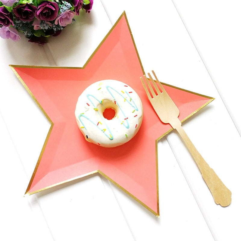 Star Shaped Paper Plates