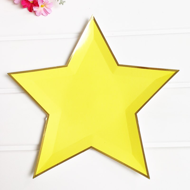 Star Shaped Paper Plates