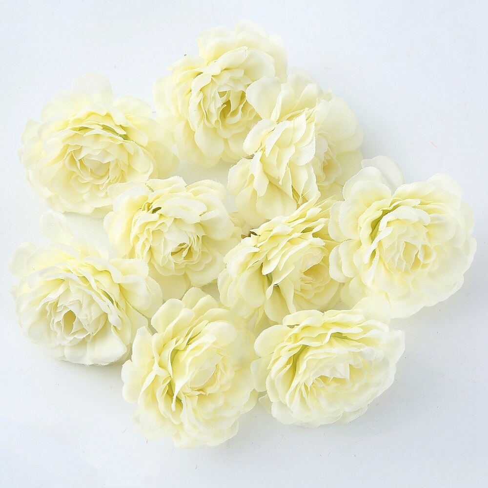 Small Artificial Flowers for Party 10 Pcs Set