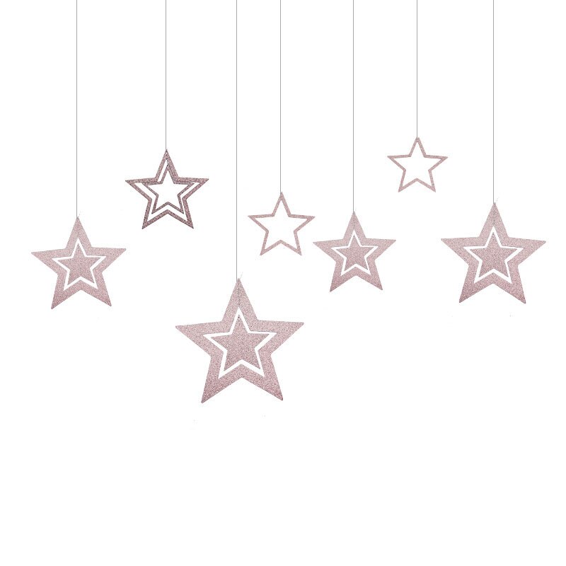 Star Shaped Paper Haging Garland for Wedding