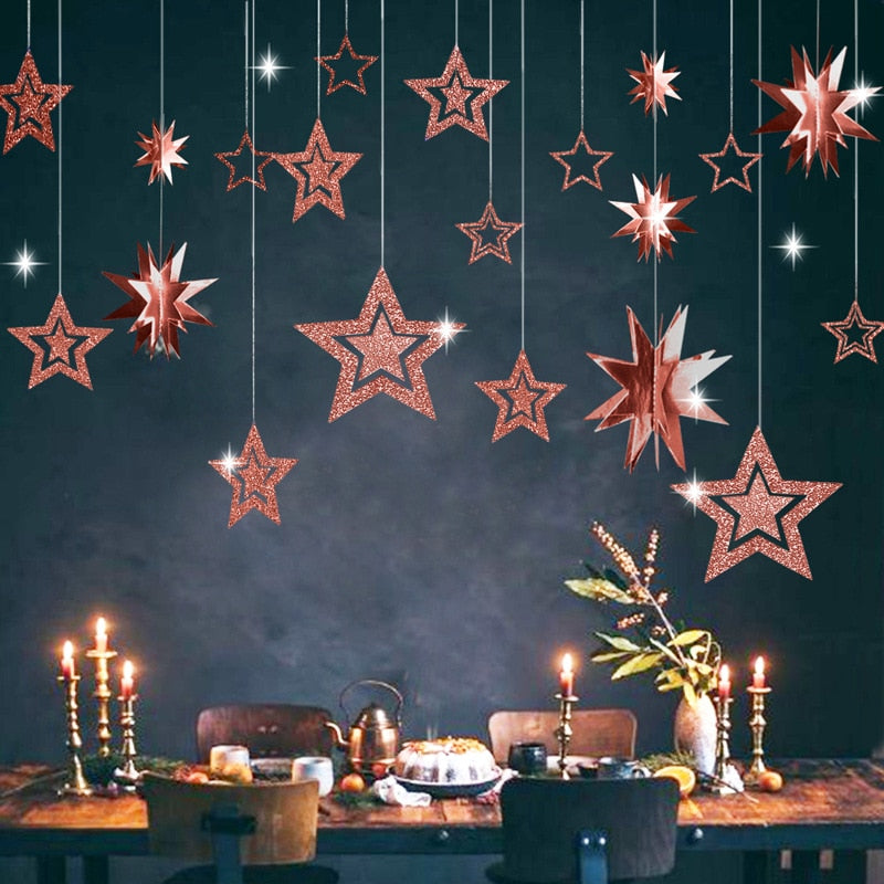 Stars Garlands 7 Pcs Set