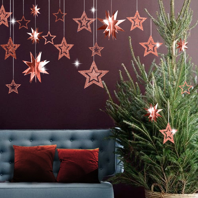 Stars Garlands 7 Pcs Set