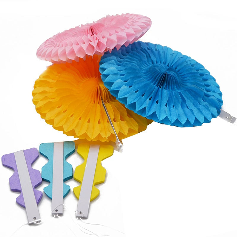 Honeycomb Tissue Paper Fan for Decor