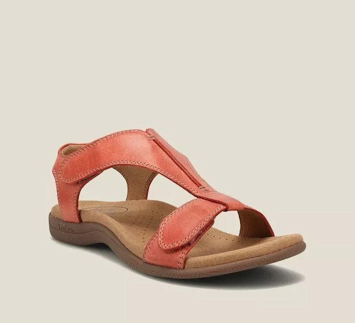 Women's Platform Wedge Velcro Strap Sandals With Large Thick Soles Velcro Buckle - MRSLM