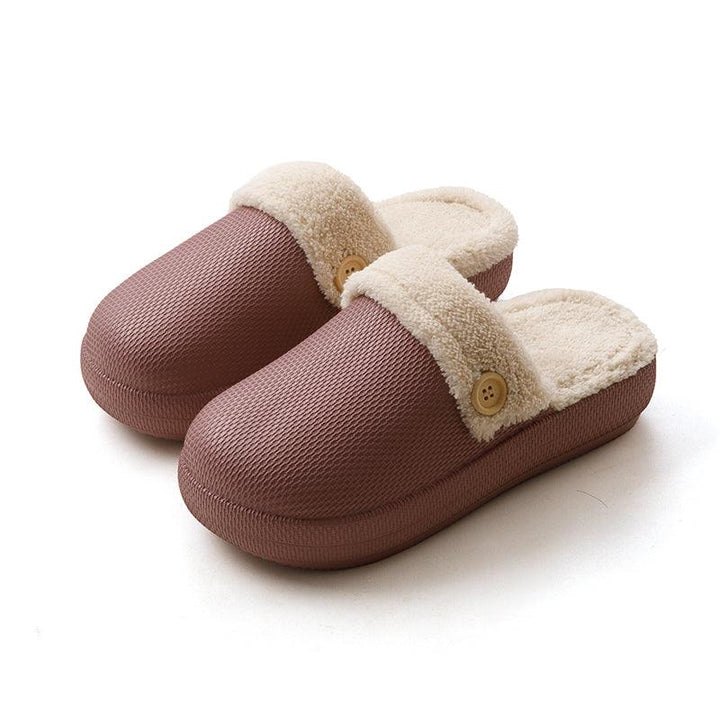 Home Household Couple Non-slip Cotton Slippers - MRSLM