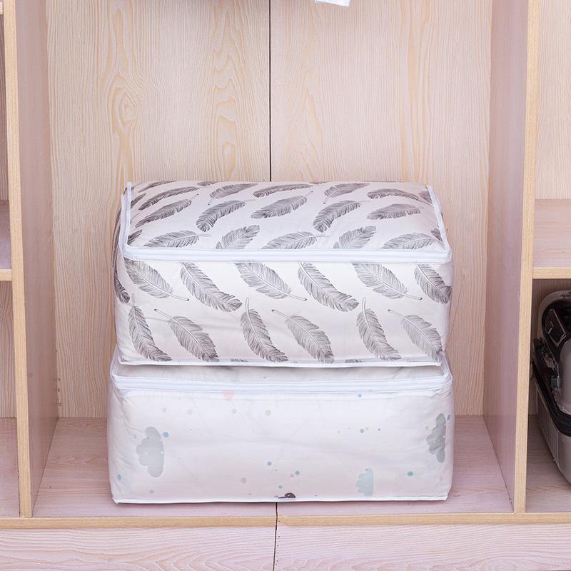 Folding Washable PEVA Quilts Storage Bags Portable House-moving Container Clothes Storage Bag - MRSLM