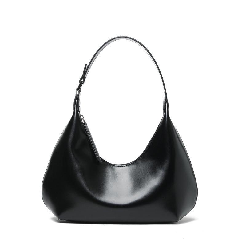 Fashionable And Simple Armpit One-shoulder Portable Cowhide Bag - MRSLM