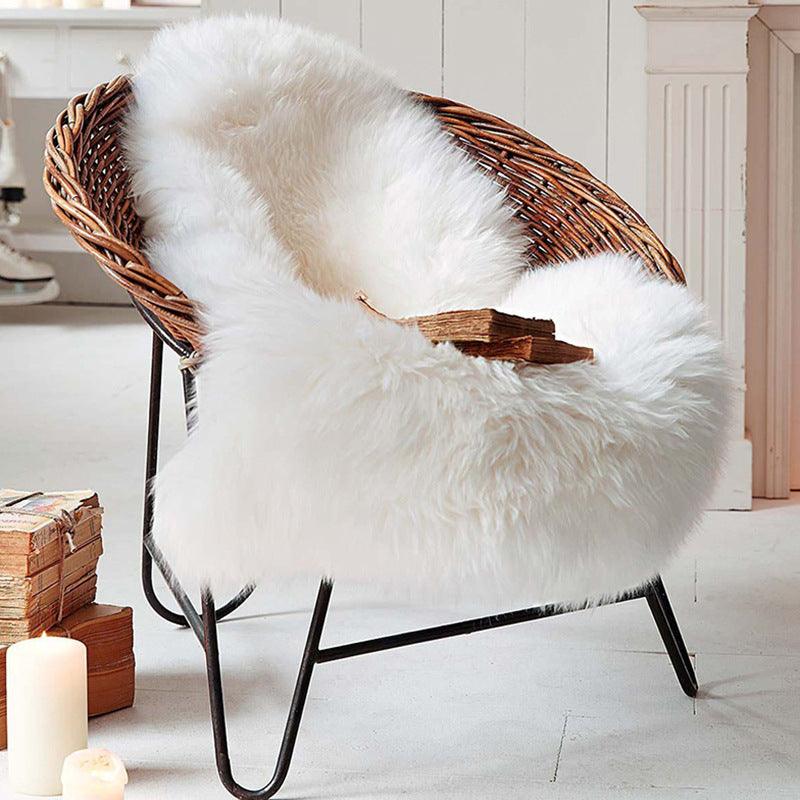Soft Shaggy Living Room Pad Floor Carpet Fluffy Chair Cover Mat Sofa Cushion For Living Room Home Decor - MRSLM