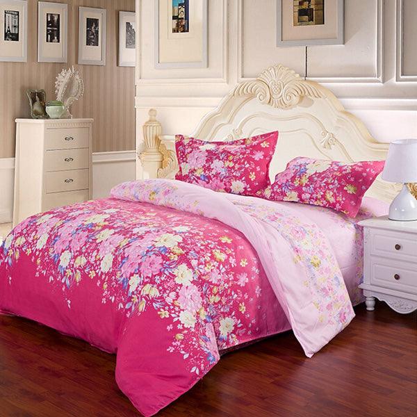 3 Or 4pcs Cotton Blend Mix Patterns Paint Printing Bedding Sets Twin Full Queen Size - MRSLM