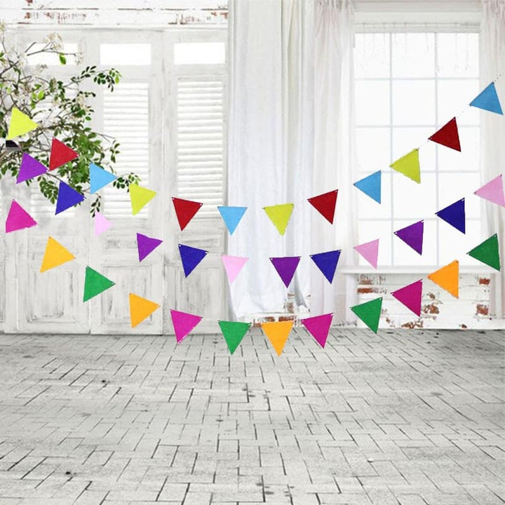 Fabric Flag Garland for Party