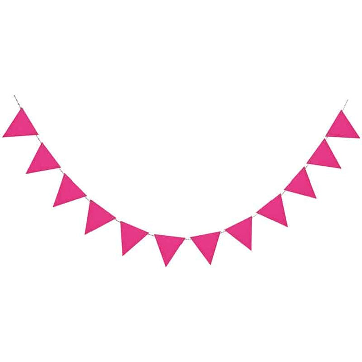 Fabric Flag Garland for Party