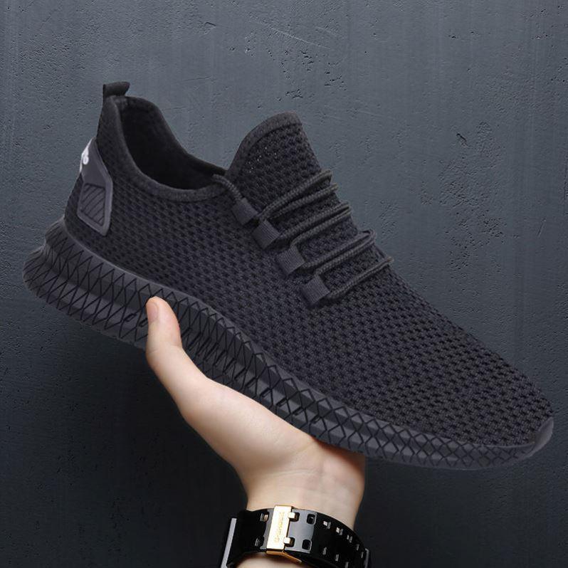 Flying woven casual shoes summer soft sole single shoe mesh - MRSLM