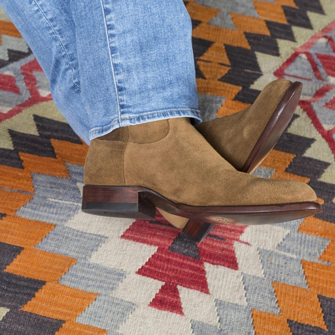 Low-heeled 38-48 Simple Suede Men's Boots - MRSLM