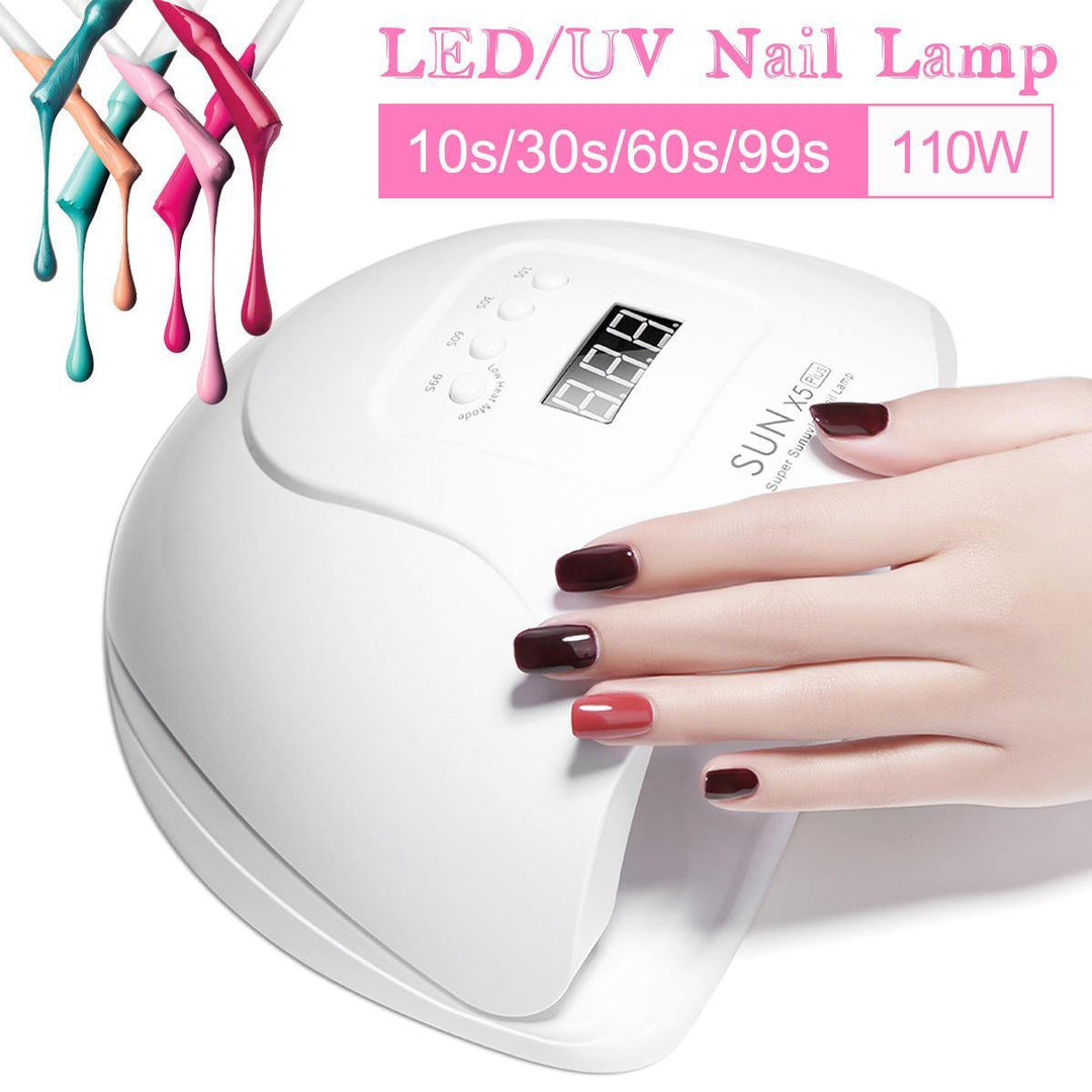 Nail Dryer UV Lamp For Gel Varnish Nails Gel Polishing 30S/60S/90S Timing Lamp Nail Dryer For Drying Nail Art Tool - MRSLM