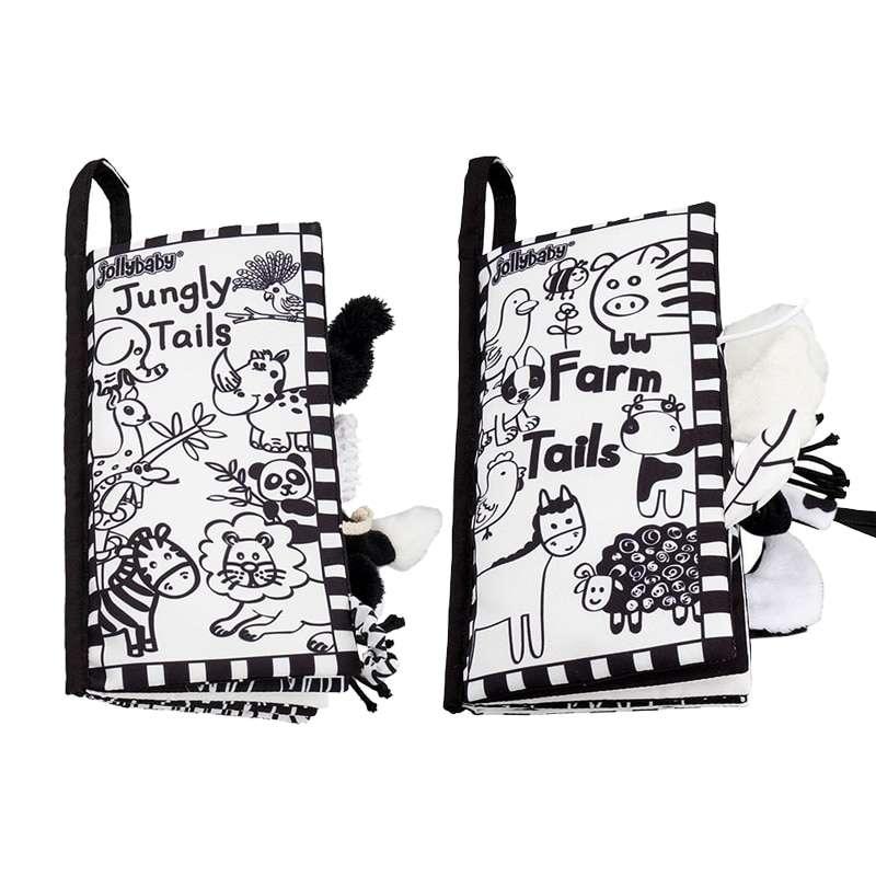 Black and White Soft Cloth Books for Babies - MRSLM