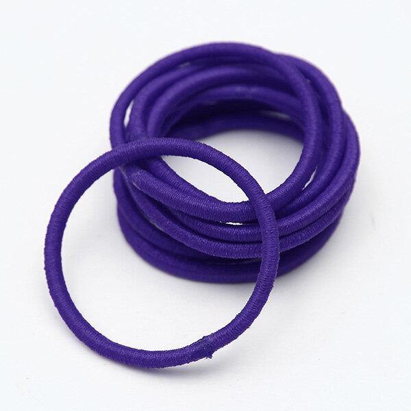 10Pcs Girls Women Candy Color Elastic Hair Bands Rope Ties - MRSLM