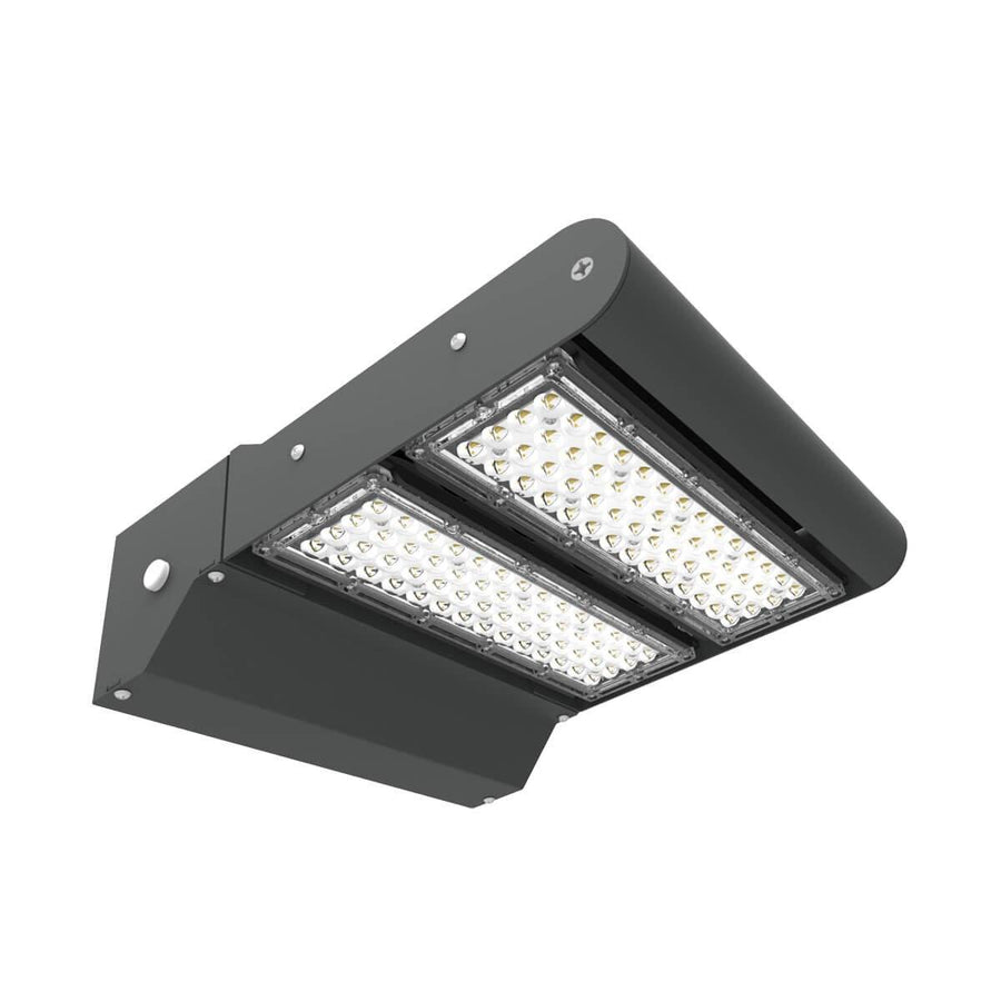 LOD-MSL-WP90W-50K - ASSEMBLED IN USA SERIES 90W LED WALL PACK, 5000K 13,050LM, 145LM/W, 120-277VAC, PHOTOCELL INCLUDED, IP65, CRI 70, BEAM ANGLE 70/135 DEGREES, ETL & DLC PREMIUM LISTED - MRSLM