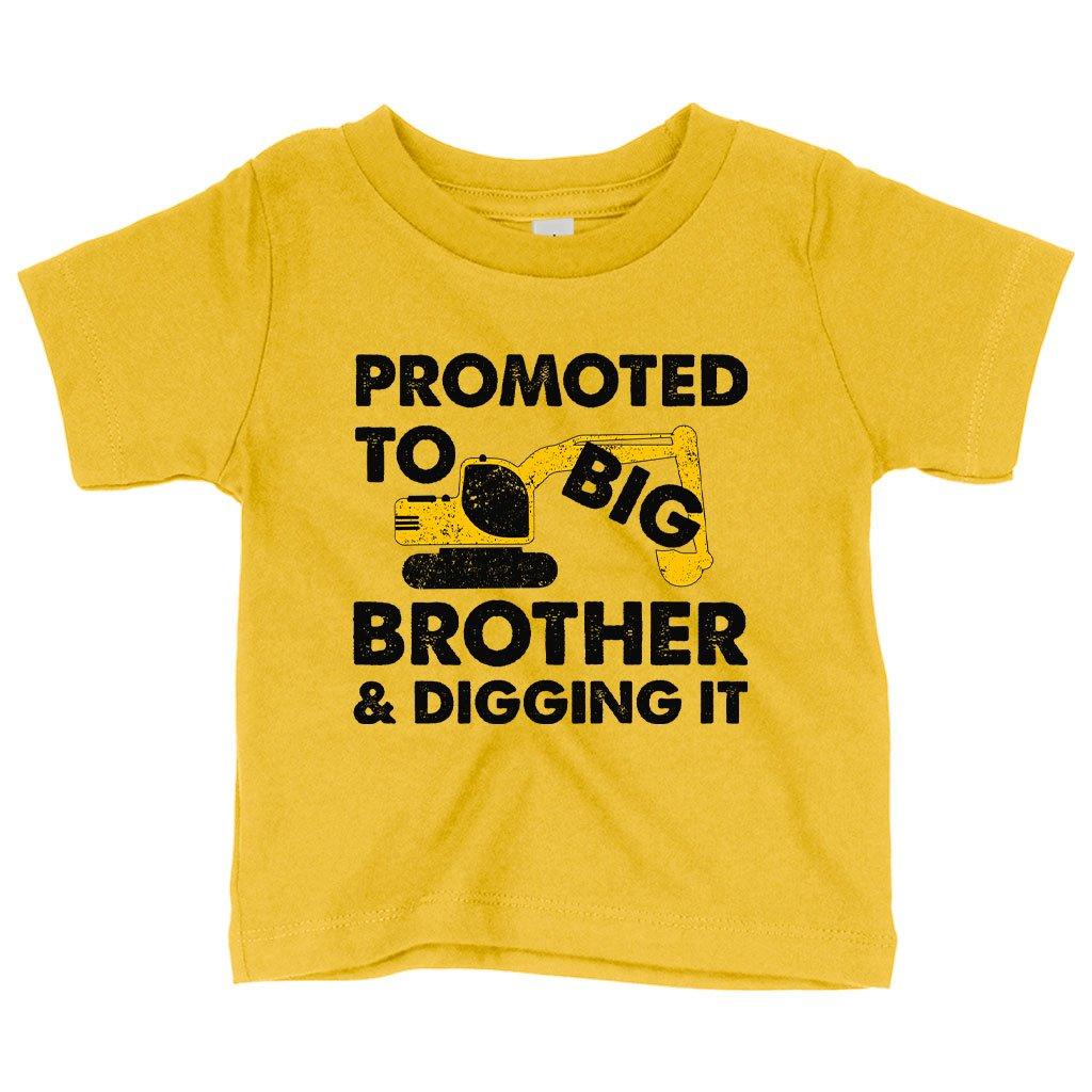 Baby Promoted to Big Brother T-Shirt - Big Brother T-Shirt Announcement - Pregnancy Announcement T-Shirts - MRSLM