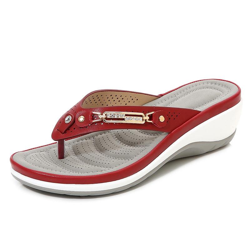 Metal buckle beach sandals - MRSLM