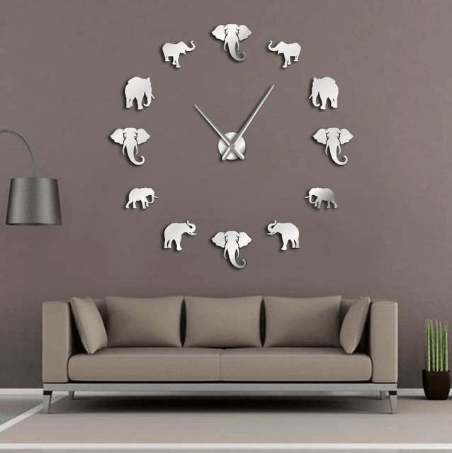 DIY wall clock living room bedroom creative 3D stereo mute home decoration wall clock - MRSLM