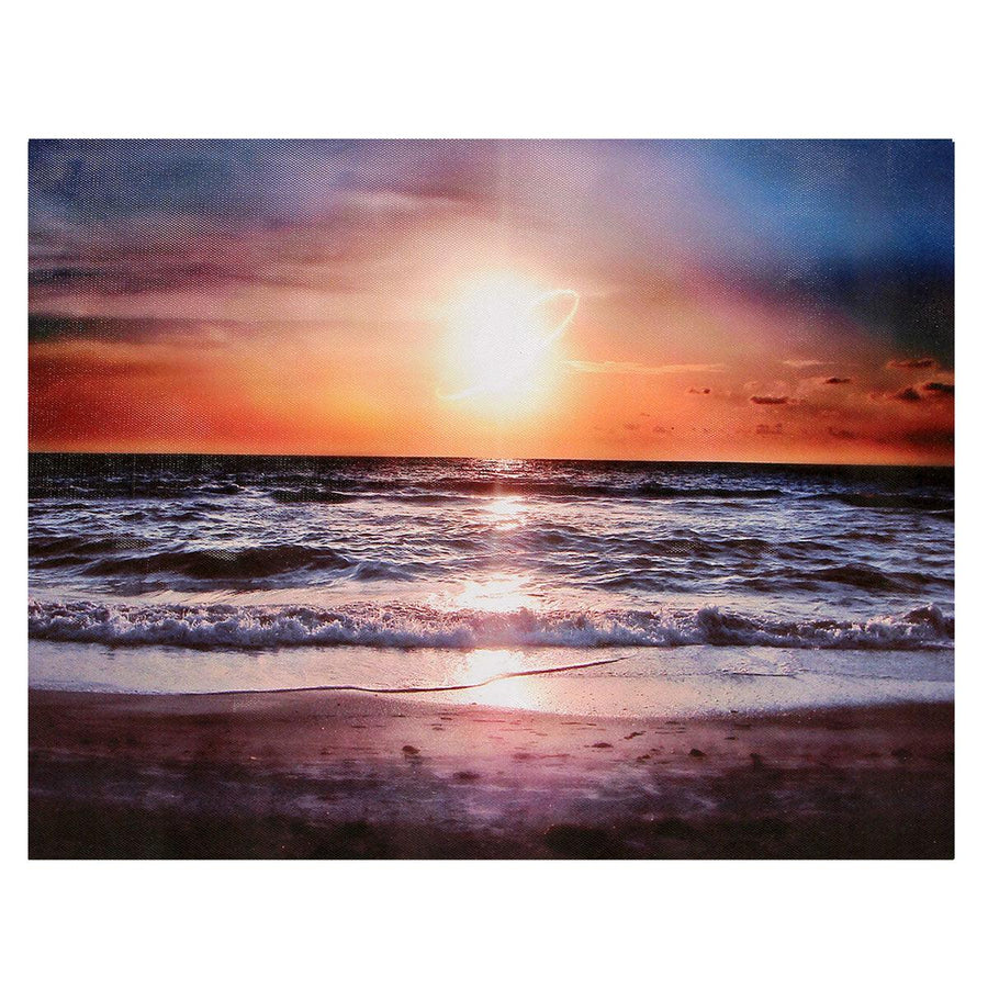 30*40 cm Sunset Beach Sofa Canvas Painting Wall Hanging Picture Canvas Home Office Wall Decoration no Frame - MRSLM