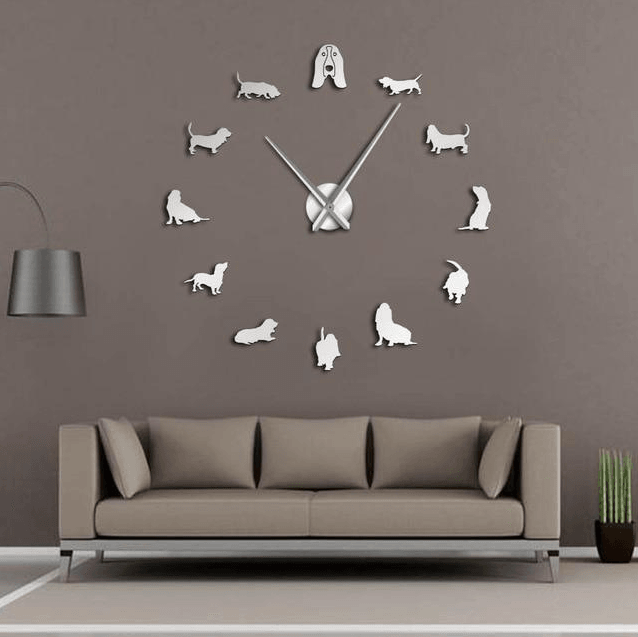 DIY wall clock living room bedroom creative 3D stereo mute home decoration wall clock - MRSLM