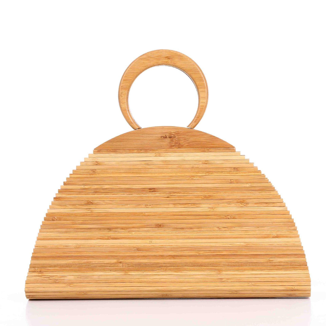 Bamboo Hand-woven Clutch Bag Natural Bamboo Bag Handbag - MRSLM